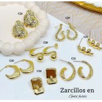 #C zarcillo oro chino #C zarcillo oro chino