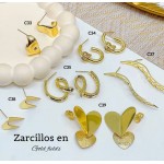 #C zarcillo oro chino #C zarcillo oro chino
