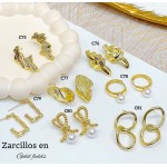 #C zarcillo oro chino #C zarcillo oro chino