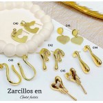 #C zarcillo oro chino #C zarcillo oro chino
