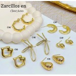 #C zarcillo oro chino #C zarcillo oro chino