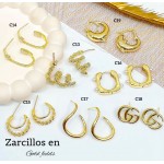 #C zarcillo oro chino #C zarcillo oro chino