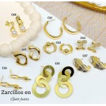 #C zarcillo oro chino #C zarcillo oro chino
