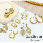 #C zarcillo oro chino #C zarcillo oro chino