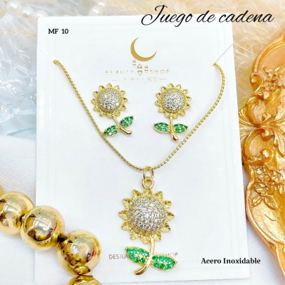 #38 juego cadena tulipan con cadena 