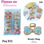 #006paquete de pinzas en tendencia X12 unidades