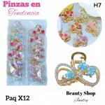 #006paquete de pinzas en tendencia X12 unidades