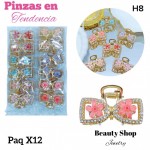 #006paquete de pinzas en tendencia X12 unidades