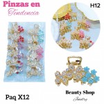 #006paquete de pinzas en tendencia X12 unidades