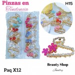 #006paquete de pinzas en tendencia X12 unidades