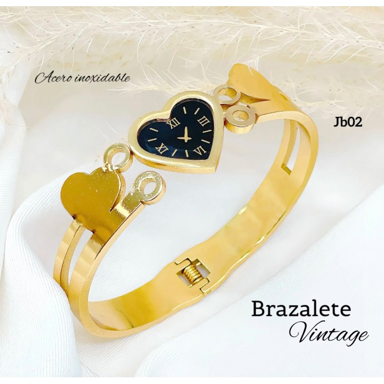 #0 brazalete tipo reloj en tendencia acero inoxidable #0 brazalete tipo reloj en tendencia acero inoxidable