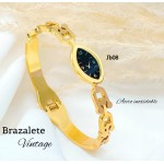 #0 brazalete tipo reloj en tendencia acero inoxidable #0 brazalete tipo reloj en tendencia acero inoxidable