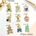 #022 cadena con dije osito solo dije1.65$