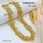 #37 paquete cadena de 10und oro chino 18 k #zw #37 paquete cadena de 10und oro chino 18 k #zw