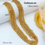 #37 paquete cadena de 10und oro chino 18 k #zw #37 paquete cadena de 10und oro chino 18 k #zw