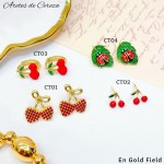 #ct zarcillo cereza gold field