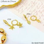 #ct zarcillo cereza gold field