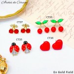 #ct zarcillo cereza gold field