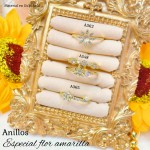 anillos dia flor amarilla