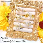anillos dia flor amarilla