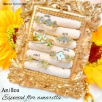 anillos dia flor amarilla