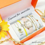 Combo especial dia flor amarilla incluye la caja