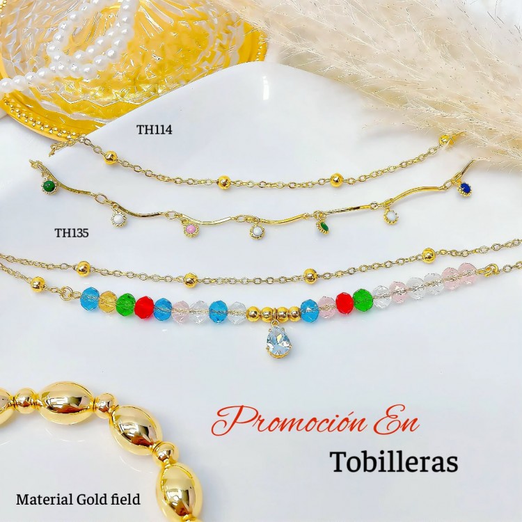 Super promocion en tobillera 10 por 10$ 