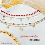 Super promocion en tobillera 10 por 10$ 