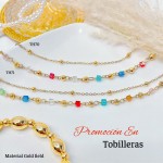 Super promocion en tobillera 10 por 10$ 