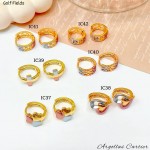 #e I argolla catier oro chino 18k