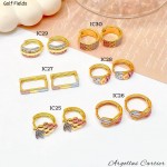#e I argolla catier oro chino 18k