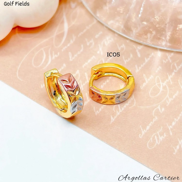 #e I argolla catier oro chino 18k