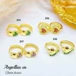 #1 argolla oro chino 