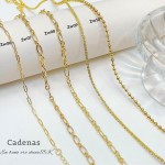 #37 cadena oro chino 18k #zw