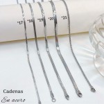 #37 cadena acero inoxidable #*