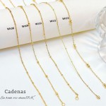#37 cadena oro chino18 k #wt