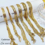 #37 paquete cadena acero inoxidable 10 und #*