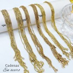 #37 paquete cadena acero inoxidable 10 und #*