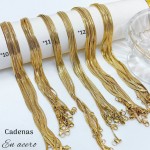 #37 paquete cadena acero inoxidable 10 und #*