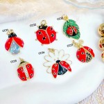 #011 cadena con dije cereza （ dije 1.2$) 7.5&