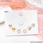 #bt set zarcillo tornasol  