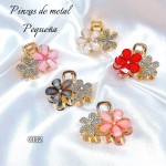 #001 pinza de dama metal tornasol p #cb
