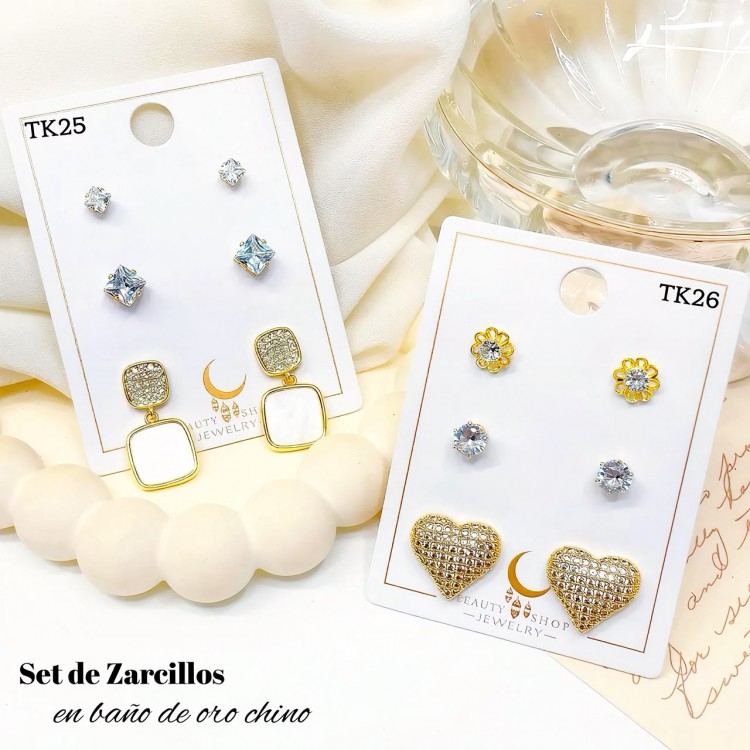 #B Tk set topito oro chino 