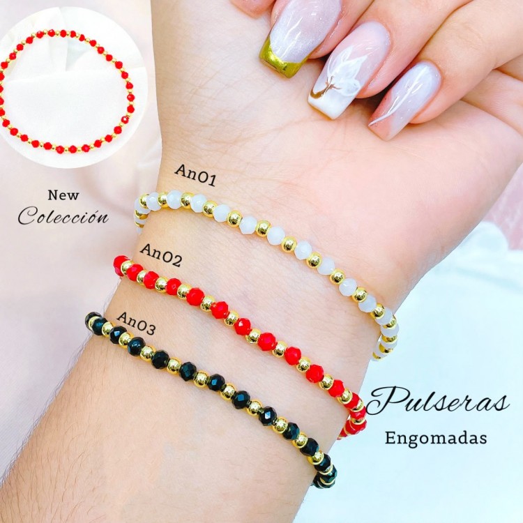 #01 pulsera cristal pequeña