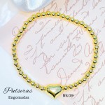 #01 Nk pulsera balin con dije oro chino