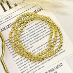 #01 pulsera balin triple oro chino