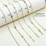 #37 cadena acero inoxidable #