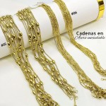 #37 paquete cadena acero inoxidable de 10 und