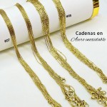 #37 paquete cadena acero inoxidable de 10 und