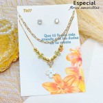 #0 juego cadena dia flor amarilla incluye el carton